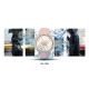 20. VELTORI VT360-1 Damen-Smartwatch, pinkes Silikonarmband