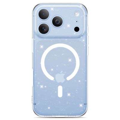 2. Tech-Protect FlexAir MagSafe Hülle für iPhone 17 Pro Max / 18 Pro Max – Transparenter Glitzer