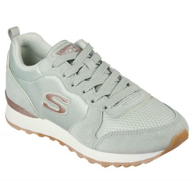 5. Skechers OG 85 Gold'n Gurl Damen Sneakers Grün (111-SAGE)