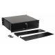 2. 19"-Schubladensystem für 3U-Serverschränke, abschließbar BK (EZD-3-B)