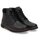 37. Gefütterte wasserdichte Herren-Lederstiefeletten in Schwarz Rieker B3343-00