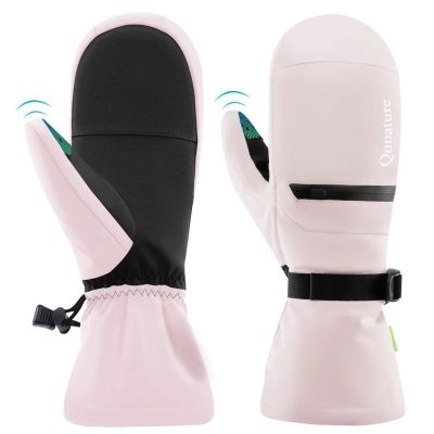 Qunature Skihandschuhe 014-S345, rosa, XL