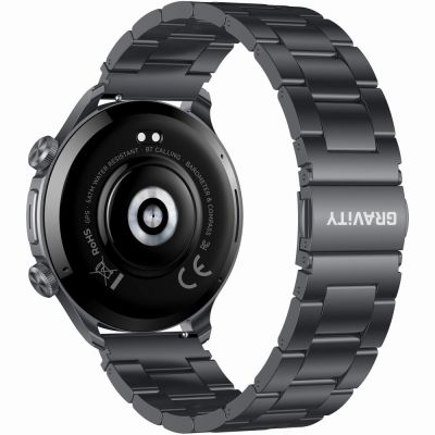 13. Smartwatch Gravity Schwarzes Armband + Armband GT35-2