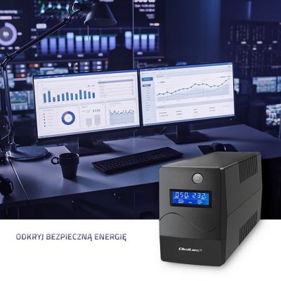 14. QOLTEC USV 450 VA | 240 W | LCD | USB | RJ45