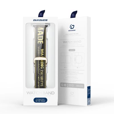 5. Dux Ducis -Armband (Outdoor-Version) Apple Watch Ultra-Armband, SE, 9, 8, 7, 6, 5, 4, 3, 2, 1 (49, 45, 44, 42 mm), Nylonarmband, gelbes Armband