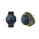 13. Gravity GT21-7 Smartwatch + Schwarzes Silikonarmband