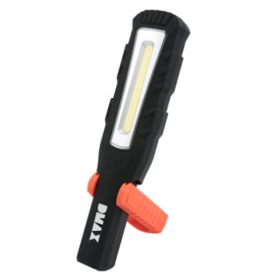 2. DMAX WLG 202 Schwarze, orange LED-Handtaschenlampe