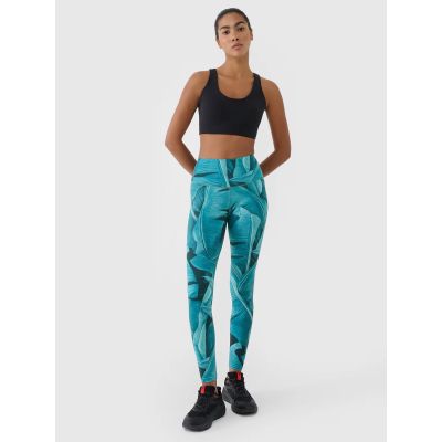2. 4F High Waist Trainingsleggings für Damen 4FRSS25TFTIF408-46A