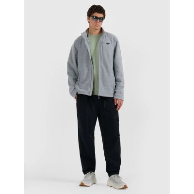 6. Herren-Regular-Fleecejacke mit Stehkragen 4F 4FRMM00TFLEM435-27M