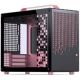 Jonsplus Z20 Micro-ATX Gehäuse, mit Tragegriff - schwarz/rosa