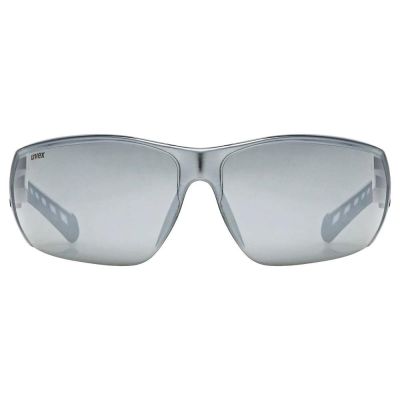 3. UVEX Equate Radbrille, weiß matt/mir.silber