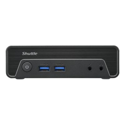 2. Shuttle Nano PC NE10N, Intel N 100, 1x HDMI, 1x DP, 6x USB, 1x LAN, lüfterlos, 24/7-Dauerbetrieb, inkl. VESA, 0,6 l PC, Mini-PC-Barebone, Intel SoC, DDR4-SDRAM, PCI Express, Serial ATA, 65 W