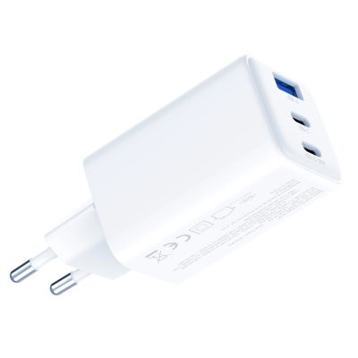 3. USB-C/USB-A 3mk Hyper GaN PD Ladegerät 65W™ – Weiß