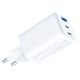 3. USB-C/USB-A 3mk Hyper GaN PD Ladegerät 65W™ – Weiß