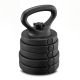 18. 4-in-1-Hantelset (Langhantel, Kurzhanteln, Kettlebell, Liegestützgriffe) Spokey PONDUS SET 20 kg