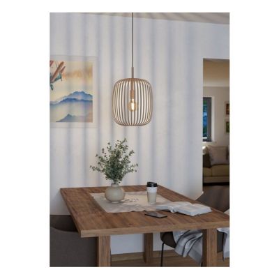 2. EGLO ROMAZZINA Hängeleuchte, 1 x E27, max. 40 W, beige