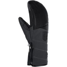 VIKING Norvik Mitten Herren-Skihandschuhe, Graphit mit schwarzem Leder, Größe 9