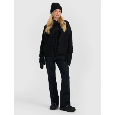 5. Damen-Fleecejacke mit Stehkragen, Oversize, Größe 4F 4FRAW25TFLEF450-20S