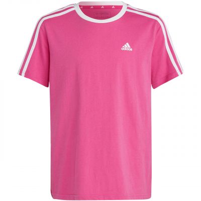 adidas Essentials 3-Streifen Baumwolle Loose Fit Boyfriend Tee Jr IC3639