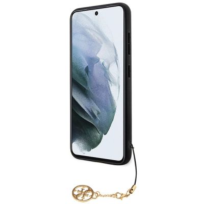 5. Guess 4G Charms Collection Hülle für Samsung Galaxy A35 – Schwarz