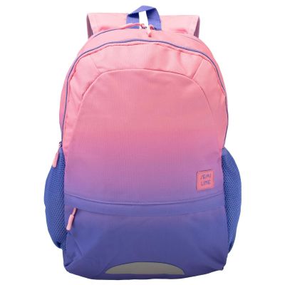 2. JUGENDRUCKSACK ROSA-VIOLETT-MARINEBLAU SEMI LINE