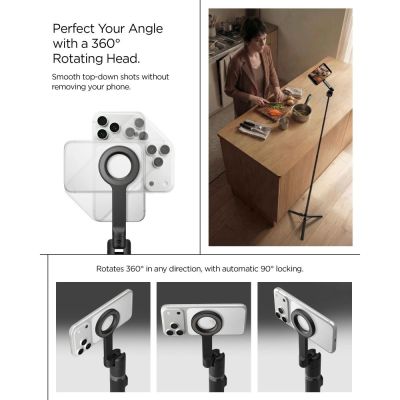 12. Spigen S582W Bluetooth-Selfie-Stick – Schwarz
