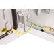 5. Digitus 19" 7U Wand-Netzwerkschrank 600x600 mm, Volltür, grau, ungeteilt, montiert, IP55, 100 kg