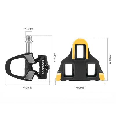 4. Rockbros RD9 SPD Pedalplatten aus Carbonfaser und Titanlegierung – Schwarz