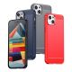 7. Flexible Carbon-Musterhülle für iPhone 15 Plus Carbon Case – Blau