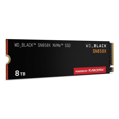 7. WD Black SN850X 8 TB M.2 NVMe SSD WDS800T2X0E