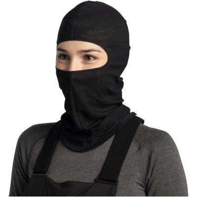 Buff Merino Lightweight Balaclava – Solid Black