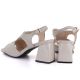 4. Beige Damen-Sandalen mit hohem Absatz, Modell Vinceza 26-62286