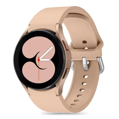 Tech-Protect Silikonarmband für Samsung Galaxy Watch 4/5/5 Pro/6/7/FE – Beige