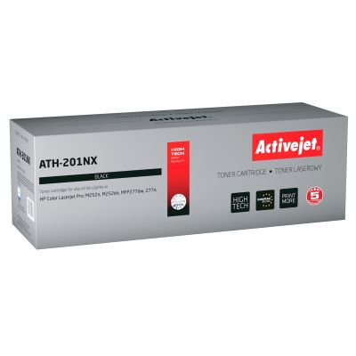 Activejet ATH-201NX Toner (ersetzt HP 201X CF400X; CRG045H; Supreme; 2800 Seiten; schwarz)