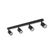 Lampen-Spotlight Top GU10 4x10W BK