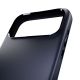 6. Puro Icon Mag Pro Flüssigsilikonhülle für iPhone 17 Pro, MagSafe-kompatibel, mit Kameraschutz und Aluminiumknöpfen – Dunkelblau