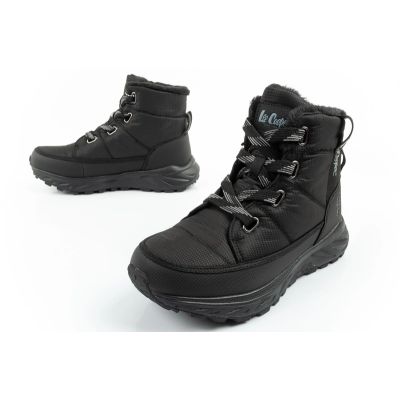 8. Lee Cooper Damen Winter-Wanderschuhe, isoliert, schwarz