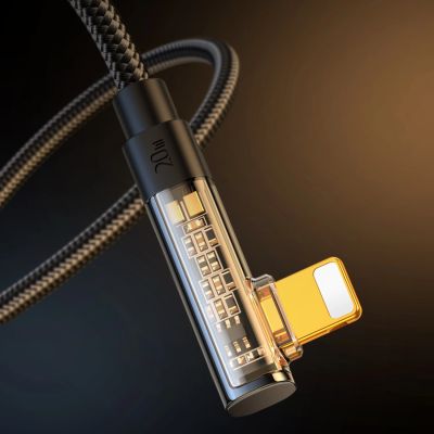 6. Joyroom Gaming-Kabel S-CL020A6 Lightning (gewinkelt) / USB-C (gerade) 20 W 1,2 m – schwarz