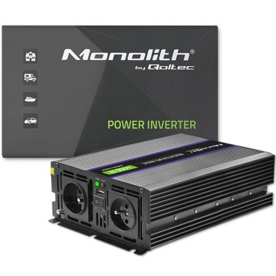 8. Qoltec Monolith 4000 MS Wave 51928 Spannungswandler, 12 V auf 230 V, 2000/4000 W, USB