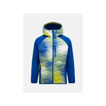 Kurtka puchowa męska PEAK PERFORMANCE M Helium Aop Down Hybrid Hood kolor multikolor