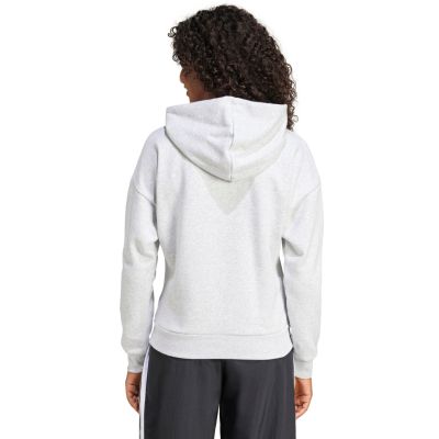 3. adidas Essentials Damen-Sweatshirt mit kleinem Logo, warm und gemütlich, Hellgrau, JN1853