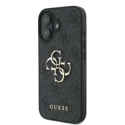2. Guess 4G Big Logo Case für iPhone 16 - Schwarz