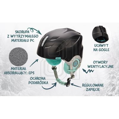 12. Meteor Lumi 24862 Skihelm
