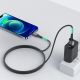 7. Acefast Kabel MFI USB - Lightning 1,2m, 2,4A schwarz (C1-02 schwarz)