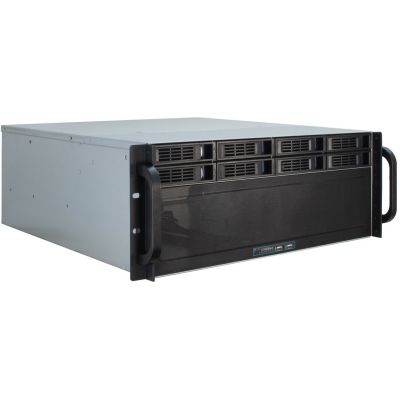 Inter-Tech 4U-4408 Rack Schwarz, Silber