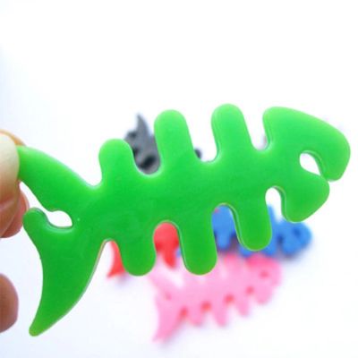 6. Fischförmige Kopfhörerkabelhülle – grün