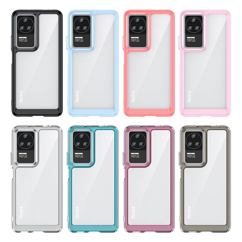 6. Weltraumhülle für Xiaomi Poco F4 5G Hülle mit flexiblem Rahmen schwarz