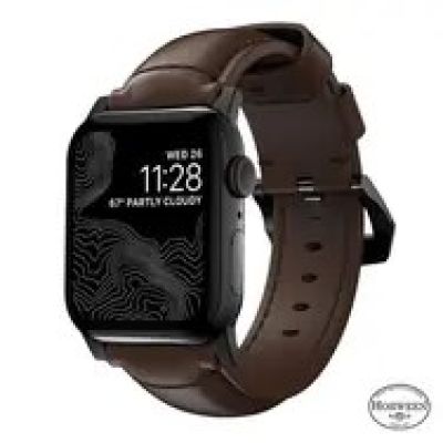 17. Nomad NM1A4RBT00 Smart-Armband aus braunem Leder