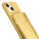 5. 3mk Hardy Silikon MagCase Hülle für iPhone 15 Plus - gelb
