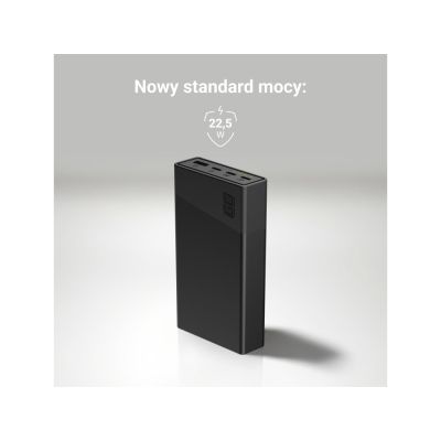 8. GREEN CELL POWERBANK POWERPLAY 20S SCHWARZ 20000 mAh 22,5 W 3x USB-C PD 1x USB-A